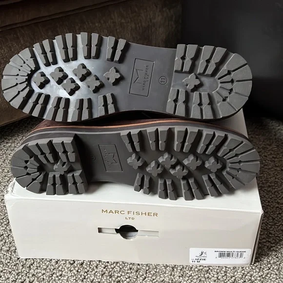 Marc Fisher Izzie Brown Suede Bootie Size 11M - Picture 8 of 8